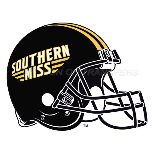 Southern Miss Golden Eagles Logo T-shirts Iron On Transfers N631 - Click Image to Close